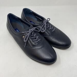 Easy Spirit Anti-Gravity Sz 9 B Navy Blue Motion Leather Lace-Up Oxford Sneaker